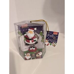 NEW Joie Jingle Top Bottle Rockers: Set of 3 Santa, Snowman & Reindeer‎